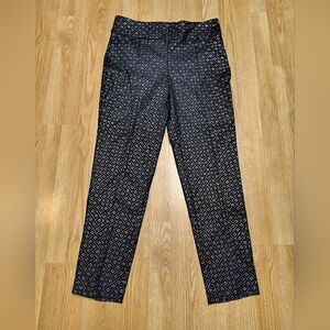 Cato Black and Silver ,Geometric Women's dress Pants Size 14
